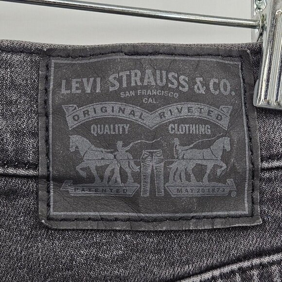 Levi’s High Waisted Taper Mom Jeans Gray Women’s Size 24 Relaxed Fit Denim - Picture 3 of 12